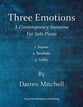 Three Emotions piano sheet music cover